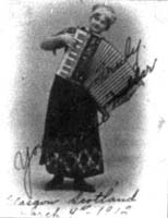 Lynne with her accordion?